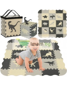 Пъзел от мека пяна постелка 30.5x30.5см 35 части